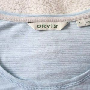 Orvis T-shirt Light Blue, size large